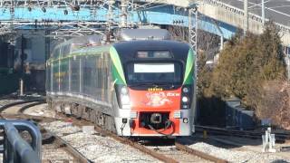 ITX-青春 京義中央線西氷庫駅通過 KORAIL ITX-Cheongchun at Seobinggo Station