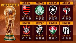 Coloquei PAULISTAS e CARIOCAS na COPA do MUNDO CLÁSSICA... 🏆