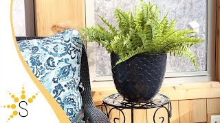 Sunnydaze Dinah Indoor or Outdoor Metal Plant Pots - 12.5\