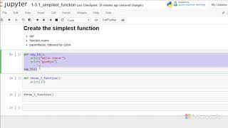 27 Python Beginner Strings and Functions - Create a Simple Function
