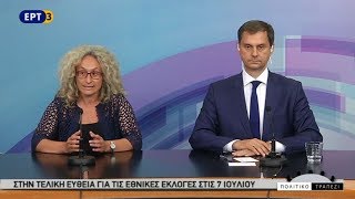 ΠΑΡΕΜΒΑΣΗ ΤΗΣ Γ. ΤΑΒΟΥΛΑΡΗ ΣΤΗΝ ΕΡΤ3