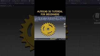 AUTOCAD DRAWING | PRACTISE DRAWING, 3D SPROCKET GEAR.