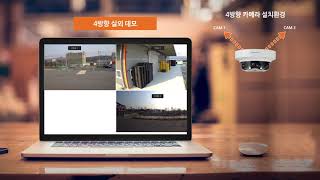 [한화테크윈] Wisenet P 시리즈 2MP/5MP 4채널 멀티 디렉셔널 카메라(Motorized PTRZ)