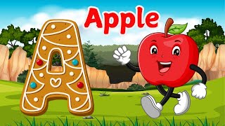 A for apple|Fun Alphabet Learning | A for Apple Educational Video