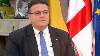 Linas Linkevičius talks to Georgian Public Broadcaster