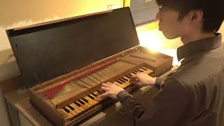 Lebègue : Bourrée et Double in G major on clavichord