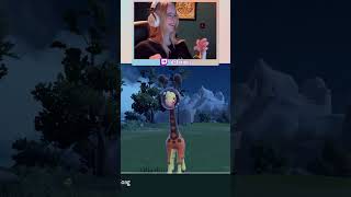 First Time Streamer sees Farigiraf 🦒 REACTION (Pokémon Scarlet/Violet) #shorts