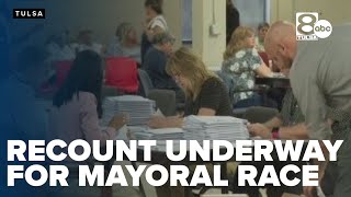 Recount underway for Tulsa mayoral race