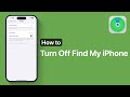 How To Turn Off Find My On iPhone | Disable Find My iPhone 16 | iOS 18