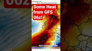 Some Heat from GFS 06z! #weather #heatwave #shorts