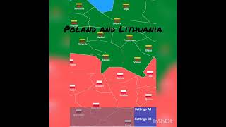 Poland And Lithuania Now VS Back Then