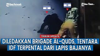 Tentara Israel Terlempar usai Brigade Al-Quds Ledakkan Mobil Militernya