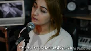 Arabic song with English subtitle Najwa Farouk _ Mauju Galby ( My heart is hurt)