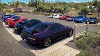 Forza Horizon 3 | Drag Racers Go Street Circuit Racing Pt.2 w/ R33 GTR, Evora S, RX7, NSX-R \u0026 More