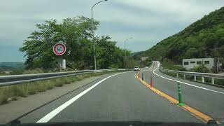 4K　山陽道・山陽姫路東IC～兵庫県神河町・道の駅銀の馬車道・神河の往復