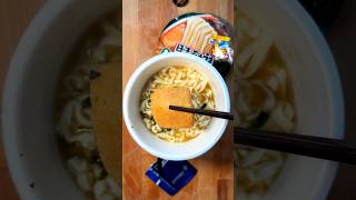 trying japanese tofu skin udon soup🍜 #food #cooking #noodles #japan #japanesefood