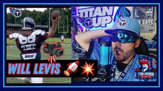 WILL LEVIS! 💪💪 ROCKET 🚀  Arm!  | Tennessee Titans Will Levis Highlights | Titan Anderson Sports NFL