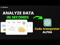 ChatGPT Releases Code Interpreter: Analyze Your Data in Seconds with Simple Prompts [Amazing]