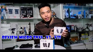 Review Micro Thu Âm Cài Áo Không Dây TNVI -V3-V3S