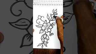 Drawing I Drawing Flowers Yello #drawing #shorts #abcd