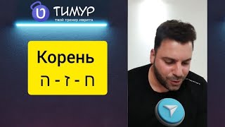 Корень ח - ז - ה | Иврит с Тимуром