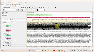 How to do create code book and do coding in text files? || Part-3 || Qualcoder
