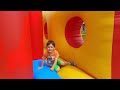 kids playing on bouncy castle