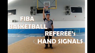FIBA Referee's Hand Signals