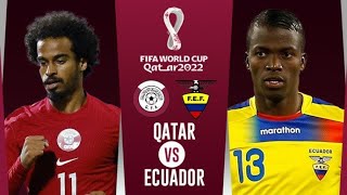 Qatar vs Ecuador FIFA World Cup 2022 Football Match Live