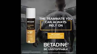 BETADINE® Dry Powder Spray - The Teammate You Can Always Rely On.