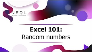 Excel 101: Random numbers and Monte Carlo simulations