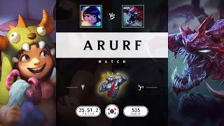 ARURF Match: Super Nunu \u0026 Willump vs Super Cho'Gath - KR server Patch 25.S1.2