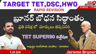 TET /DSC/HWO/ CDP/ బ్రూనర్ బోధన సిద్ధాంతం / TET అర్హత సాధించడం ఎలా?