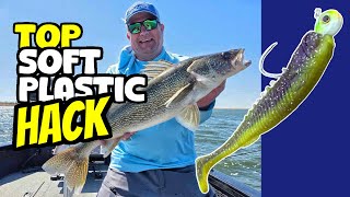Top Plastic Hack for Combat Fishing | Devils Lake Walleye