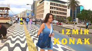 Izmir City Center Konak 2022  October Walking Tour | 4K UHD 60fps