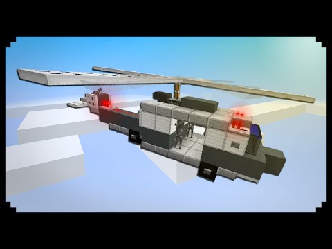 ✔ Minecraft: How to make a Helicopter ✔ Minecraft: How to make a Helicopter