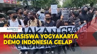 Demo Indonesia Gelap, Mahasiswa Yogyakarta Penuhi Malioboro