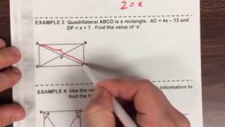 Notes 9-2 Rectangles