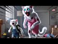 😿Kitten Rescues Zombie Mother Cat 🦹🏻‍♂️ #sadaicatstory #catvideo #cutecat #aicat