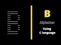 Alphabet B in pattern using for loop in C language.| Star pattern programs | Harsh Monitor