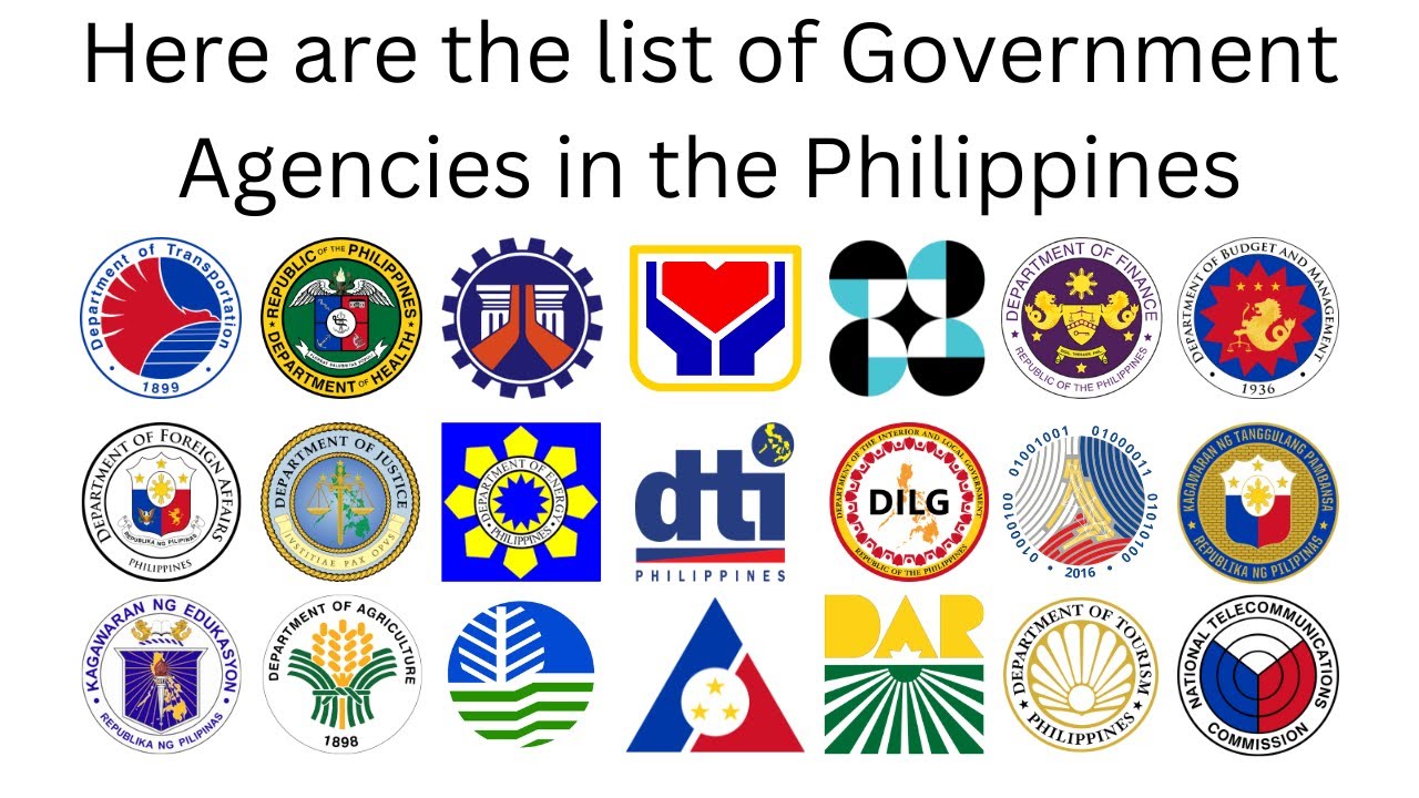 Here Are The List Of Government Agencies In The Philippines - YouTube