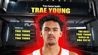 THIS TRAE YOUNG BUILD IS UNSTOPPABLE in NBA 2K21! THE BEST PLAYMAKING SHOTCREATOR BUILD in NBA 2K21!