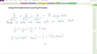 5.3 Probabilities Using Counting Methods