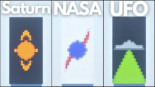 Minecraft: 8 Space Banner Designs (Tutorial)