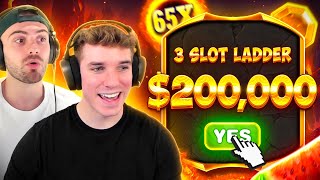 $200,000 BONUS OPENING LADDER ON THREE SLOTS!