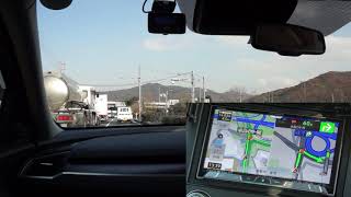 車載動画　水島緑地公園付近～天満屋ハピータウン児島店