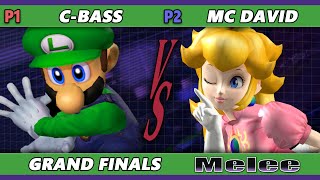 S@X 473 GRAND FINALS - C-Bass (Luigi) Vs. MC David [L] (Peach) Smash Melee - SSBM