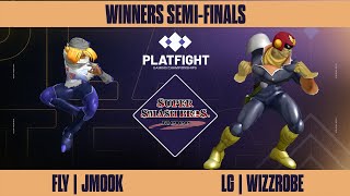 FLY | Jmook vs LG | Wizzrobe - Platfight 2024 - Smash Melee: Winners Semi-Finals