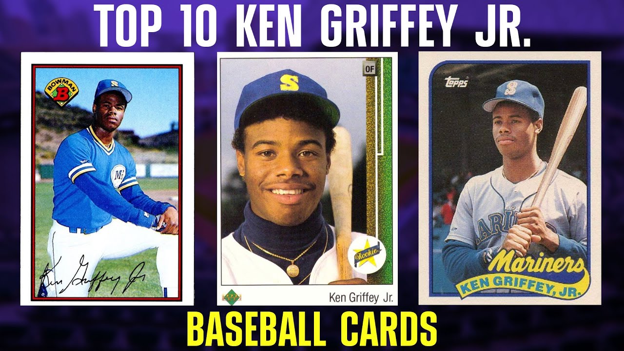 Top 10 Most Valuable Ken Griffey Jr. Rookie Cards!! - YouTube