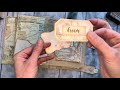 Book Page Buster!  Stacked Pocket for Junk Journals, Easy Junk Journaling Tutorial, Pink Monarch